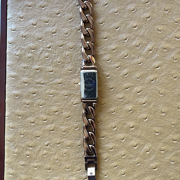 New Peugeot Rose Gold Wristwatch - Picture 3 of 4